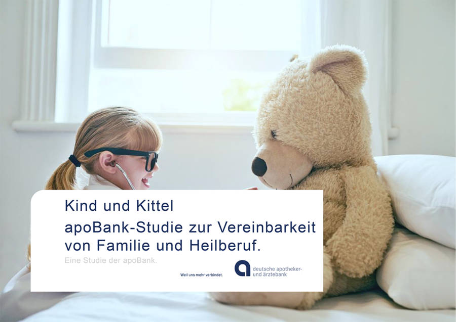 Kind und Kittel: apoBank-Studie untersucht die Vereinbarkeit von Familie und Heilberuf 